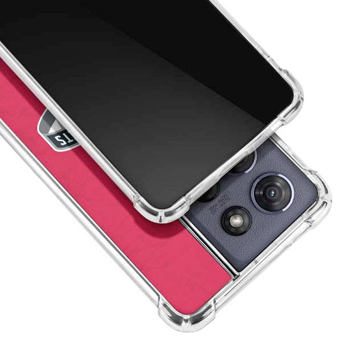 NBA Houston Rockets Distressed Moto G Power 5G (2025) Clear Case
